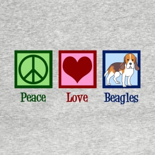 Peace Love Beagles T-Shirt